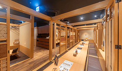 大人数の宴会スペース